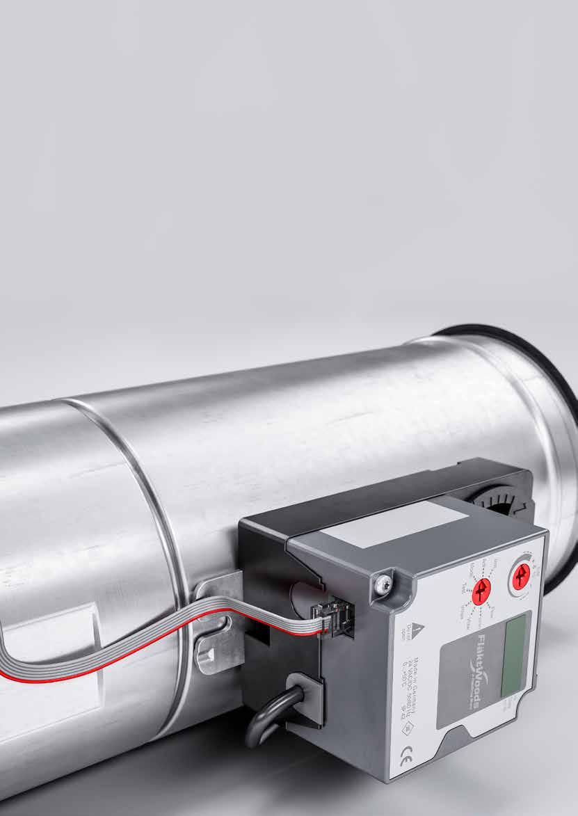 KONSTRUERAD FÖR UNIK PRECISION UTRUSTAD FÖR ENKEL INTEGRATION OPTIVENT ULTRA är enkel att integrera i varje ventilationslösning.