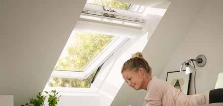 Förberett för VELUX solskydd (se sida 68) Välj mellan INTEGRA eller INTEGRA  Förberett för VELUX solskydd (se sida 68) Takfönster singelmontage Solo 7 Komplett in- och utvändigt För taktjocklek upp