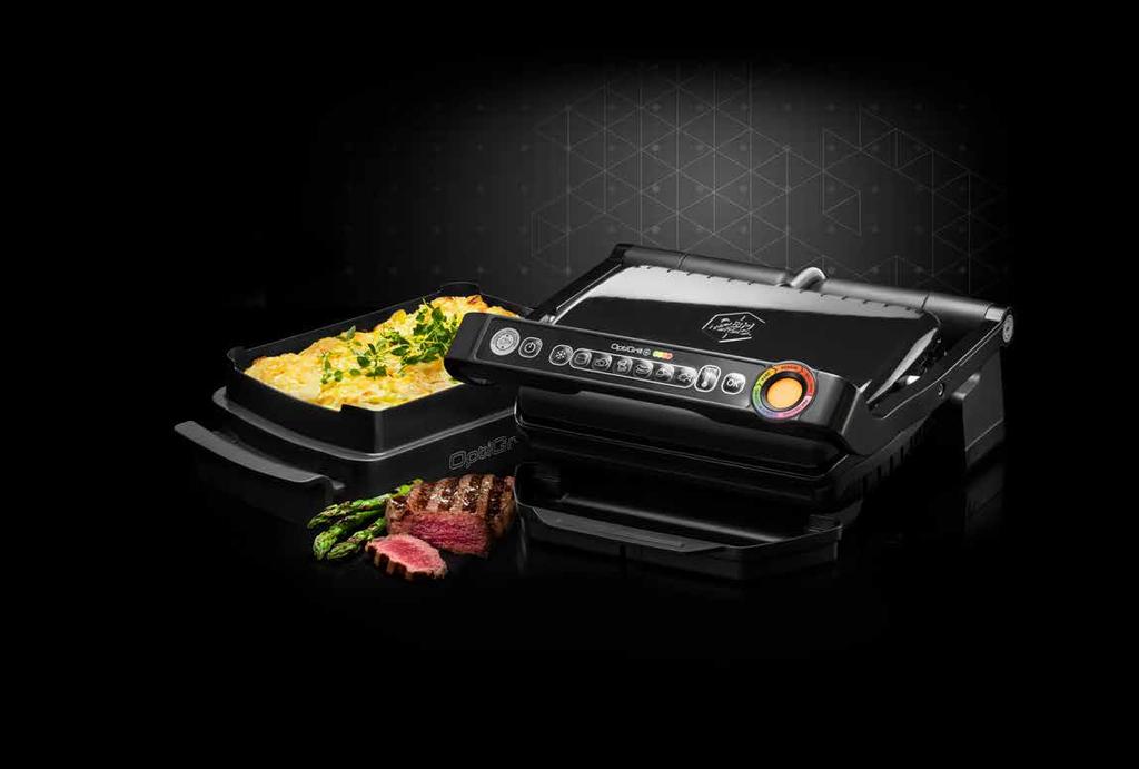 MATLAGNING OptiGrill OptiGrill MATLAGNING Contact Grill OptiGrill+ with Snacking Tray Kontaktgrill med sensor och avancerad teknologi för perfekt grillresultat varje gång.