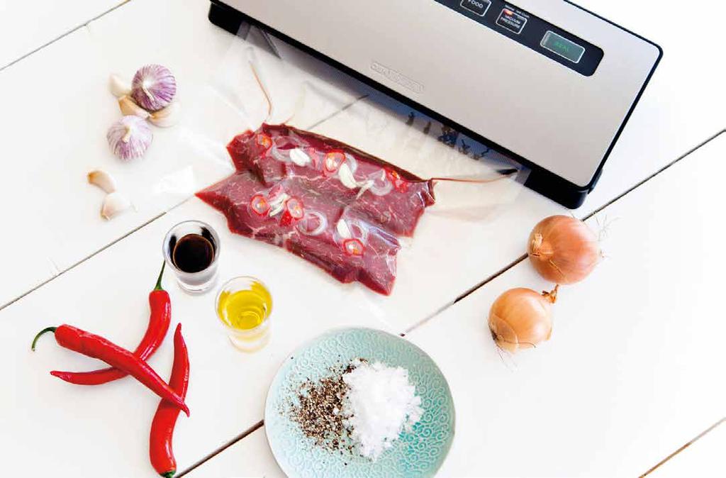 MATLAGNING Vakuumpackare Vakuumpackare, tillbehör MATLAGNING Food Sealer Accessory Rolls Rullplast till OBH Nordica Food Sealers bestäm själv storleken på dina vakuumpåsar Perfekt för förvaring av