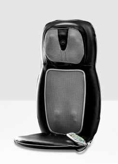 exakt det ställe du önskar Rek pris: 2 999:- Effekt: 37 W Shiatsumassagedyna för skuldror, rygg, svank och lår 3D funktion; vibration, massage och värme 2 2 massagehuvuden