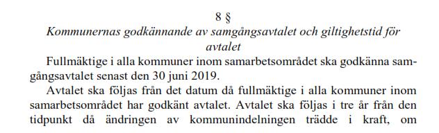 Med hänsyn till den förslagna tidtabellen för lagstiftningsprocessen och den sannolika tidpunkten för när den föreslagna lagstiftningen kan tänkas stadfästas och träda i kraft är den tid som ges