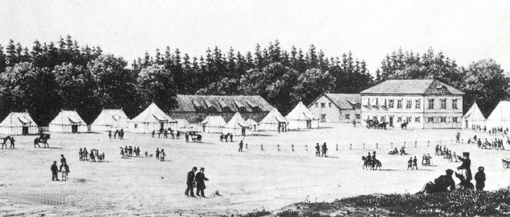 tagningsområde (stånd). För Skaraborgs regemente granskades flera platser innan man 1696 fastnade för Axevalla hed som då blev regementets samlingsplats.