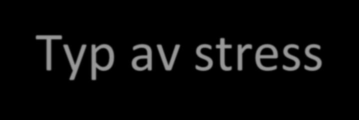 Depression är en mycket vanlig komplikation Typ av stress Syndrom Klinisk bild