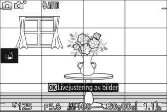 6 Fotografera. Ta fotografiet genom att försiktigt trycka in avtryckaren hela vägen för att utlösa slutaren. Bilder kan också tas med pekskärmskontrollerna.