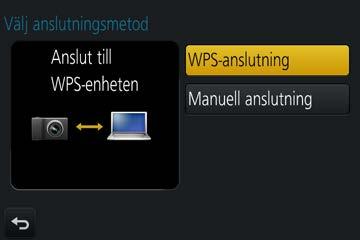 Wi-Fi Om anslutningar Ansluta direkt ([Direkt]) Välj en anslutningsmetod som din utrustning är kompatibel med. Läs bruksanvisningen till enheten för mer information.