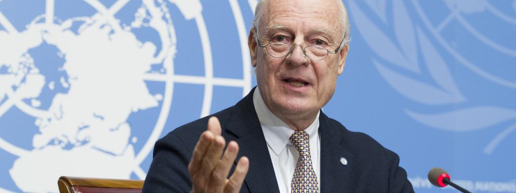 Foto: UN Photo/Violaine Martin FN:s särskilda Syriensändebud Staffan de Mistura.