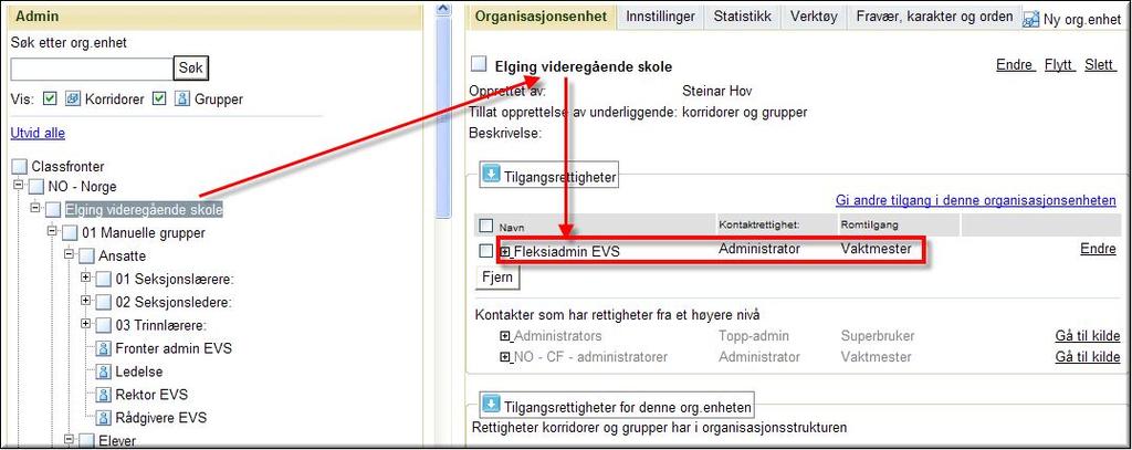 Detta innebär att den vanliga administratörsgruppen inte har någon