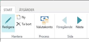 För att kontrollera att namnet blir korrekt: I LB utbetalningsförslag på fältet namn klicka på Namnfältet Valutakonto Valutakonto eller valutaficka kan anges på två sätt.