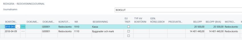 1. Redovisning Bokslutsverifikationer Sök Funktion: Redovisningsjournaler Det är vanligt förekommande att man under bokslutsarbetet vill kunna se hur resultatet påverkas av olika transaktioner eller