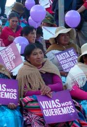 barnsexhandel 10 Peru Klimatförändringar påverkar könsroller 11 Bonifacia tar plats 12 Amet övar på ledarskap 12 Vårt arbete gör skillnad Innan jul hade jag den stora förmånen att åka till Peru och