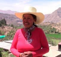 PERU Bonifacia tar plats Det är en tidig förmiddag och jag har tagit mig upp till Huami, Viraco, för att träffa Bonifacia Huayna Vilca, aktiv i organisationen Asociación de Fruticultores Ecológicos