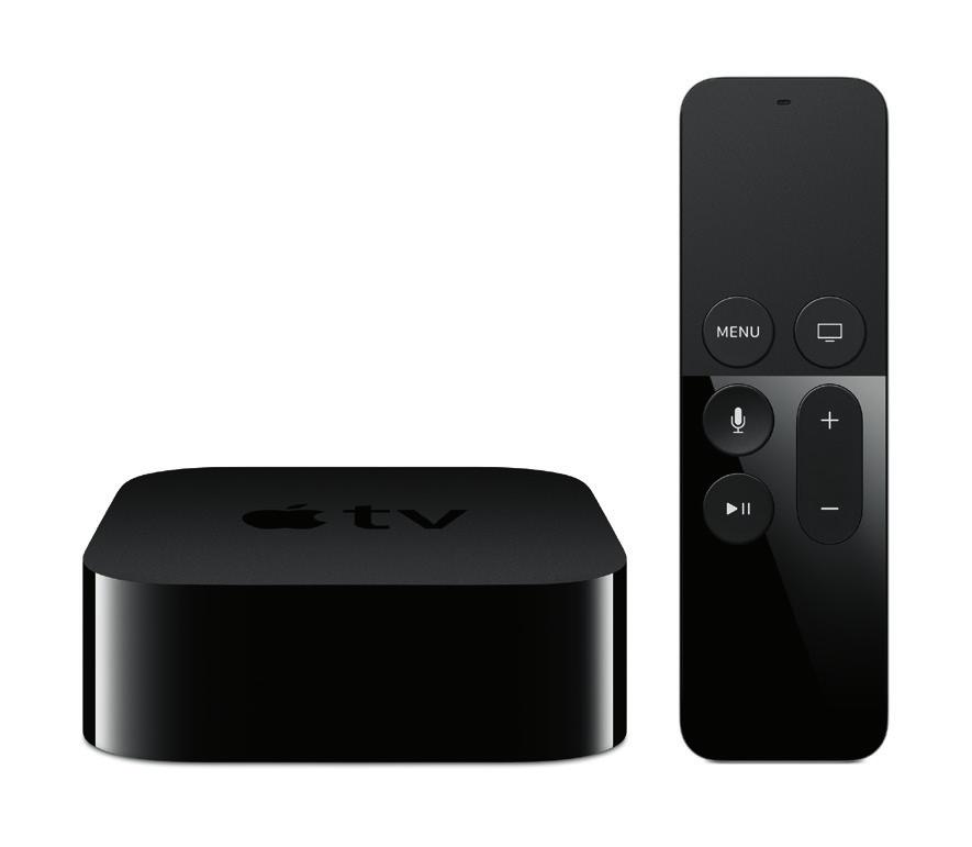 APPLE TV GOOGLE CHROMECAST/CHROMECAST ULTRA Med en Apple TV kan du titta på tv och film, bläddra bland bilder och lyssna på