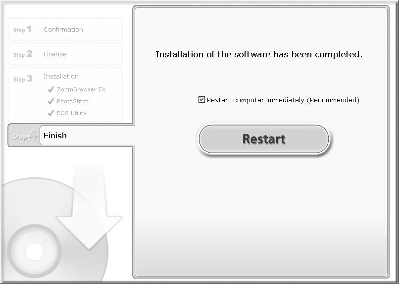 Klicka på [Yes/Ja] om det visas en dialogruta där du ska bekräfta installationen av Microsoft.Net Framework.