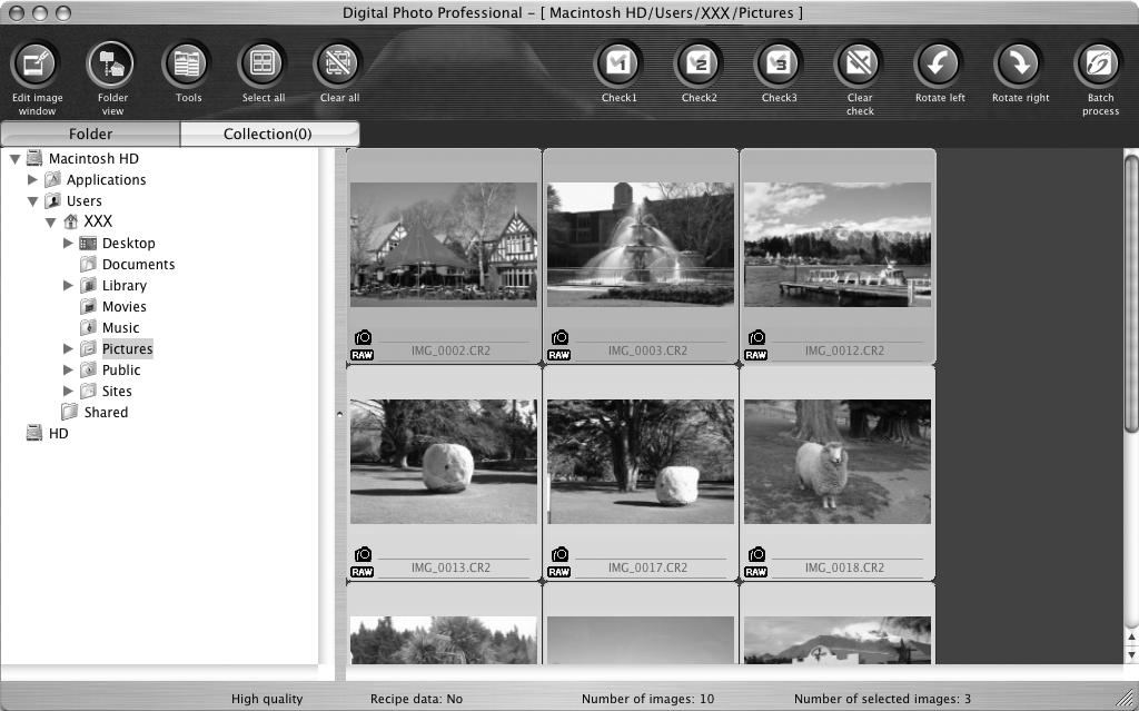 Bearbeta RAW-bilder Använda programvaran i MacOS Avancerade tekniker 65 RAW-bilder innehåller råa data som inte har komprimerats alls av kameran.
