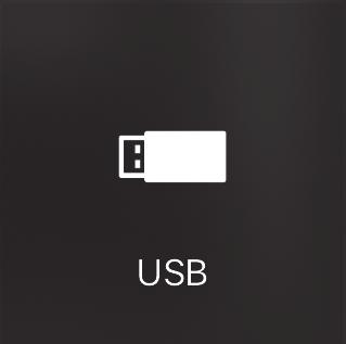 Musik lagrad på en USB-lagringsenhet Enheten kan spela upp musikfiler som är sparade på en USB-lagringsenhet. Anslut en USB-lagringsenhet direkt till USB-jacket på enheten.