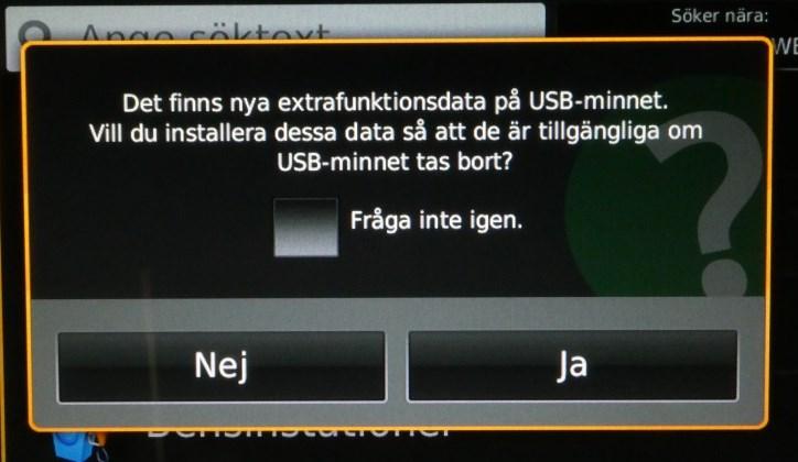 Uppdatera din enhets Point of Interests Sätt in