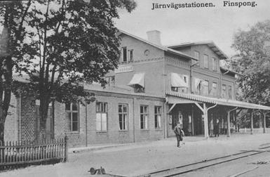 Finspongs Järnvägshistoria var temat på en välbesökt kulturafton som Hembygdsföreningen anordnade på Biblioteket i oktober 2017.