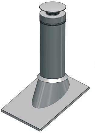 Ytan av aluminium ger en mycket effektiv (5) ångspärr och (6) tätning av undertaket, jämfört med en
