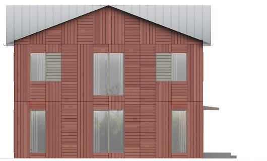 m 2 Total BTA (6 lgh) 733,2 m 2 Total BOA (6 lgh) 630 m 2 Fasad gavel RADHUS Radhusen, kan placeras antingen