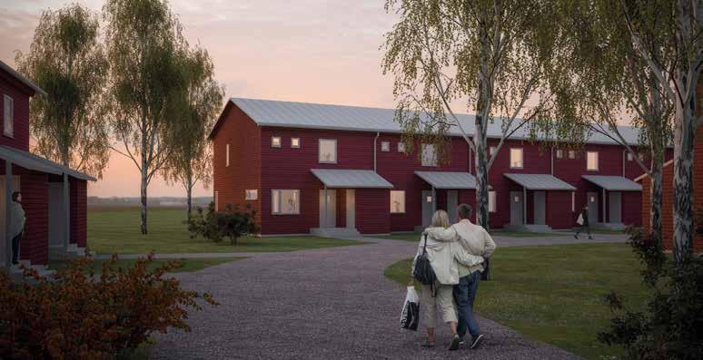 LINUM, ÖTENEHUS VINNARE SABOS KOMBOHUS SMÅHUS Sparsmakade fasader och öppna planlösningar ötenehus bidrag Lignum blev vinnare i SABOs Kombohus Småhus.