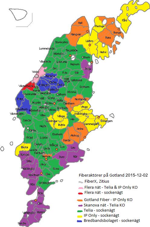 Fiberutbyggnaden på Gotland - Resultat 92 socknar har fiber + Visby Den som vill ansluta sig till fiber kan göra så Dessutom, full täckning för fast mobilt bredband (vi är redo för