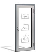 Inspiration Designmöjligheter för innerdörrar Dörrdesign med glas. Använd screentryckta glas, ornamentglas, färgade glas. Dörr 2050 naturanodiserad karm pulverlackerad. Dörrdesign med fyllning.
