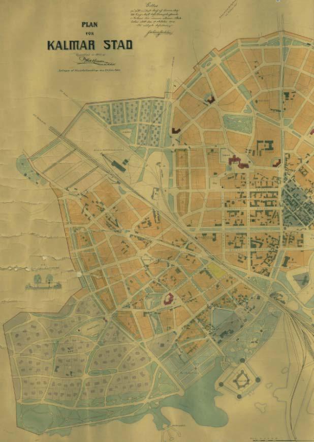 planområdet är stadsplan akt 0880K-I:16, antagen 1906-10-19.