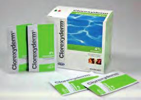 Klorhexidindiglukonat 4% Lanolin Glycerin Clorexyderm shampoo 4% är ett desinficerande schampo som innehåller klorhexidindiglukonat. Det har ett brett antibakteriellt spektrum.