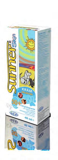 HUD Sunnerskin Sunnerskin är en solkräm till hund, katt och häst som används för att