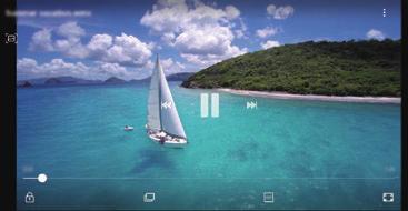 Appar och funktioner Visa foton som tagits med funktionen Dubbelbild (enbart Galaxy S9+modeller) Visa närbilden och vidvinkelbilden som tagits med funktionen Dubbelbild.