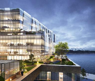 Staffan Lorentz är Stockholms stads projektchef för Norra Djurgårdsstaden. Pirhuset i Södra Värtan är tänkt att fungera både som entré och bullerskärm till den nya hamnstaden.