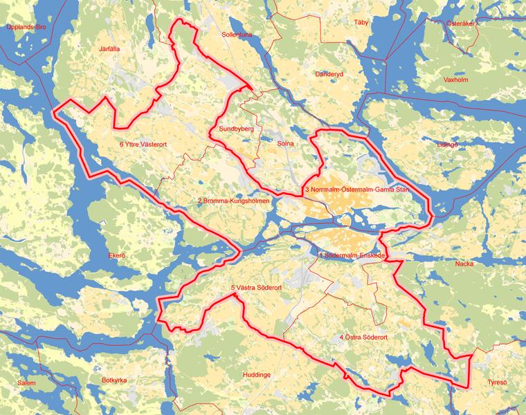 Stockholm Sveriges huvudstad Ungefär 1 500 000 invånare (tätort)