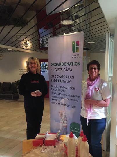 Ett annat mål är att de som redan har tagit ställning sprider det viktiga budskapet vidare och att allmänheten får bättre kunskap om organ- och vävnadsdonation.