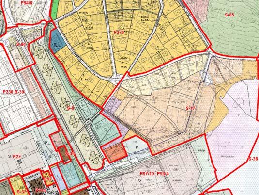 Gällande detaljplaner För planområdet gäller stadsplan, S-8, fastställd 1970-03-31, stadsplan, S-17, fastställd 1983-03-23, stadsplan, S-84, fastställd 1983-04-13 samt detaljplan, P-97/10, laga