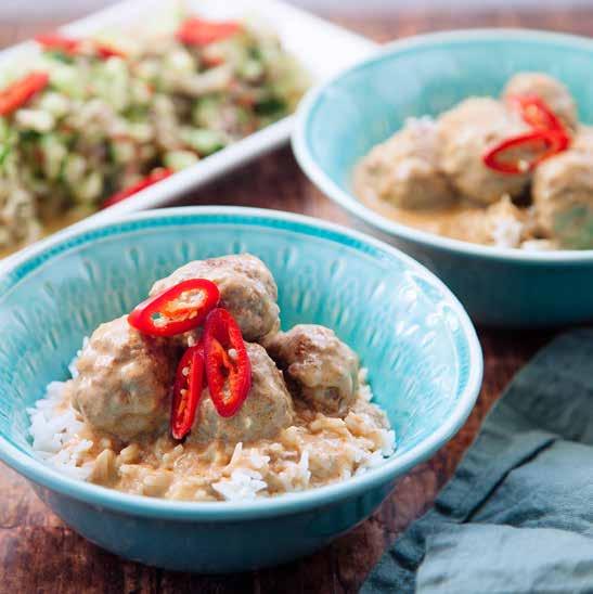 kokosmjölk och spicy sallad Recept 4: Pastasallad med