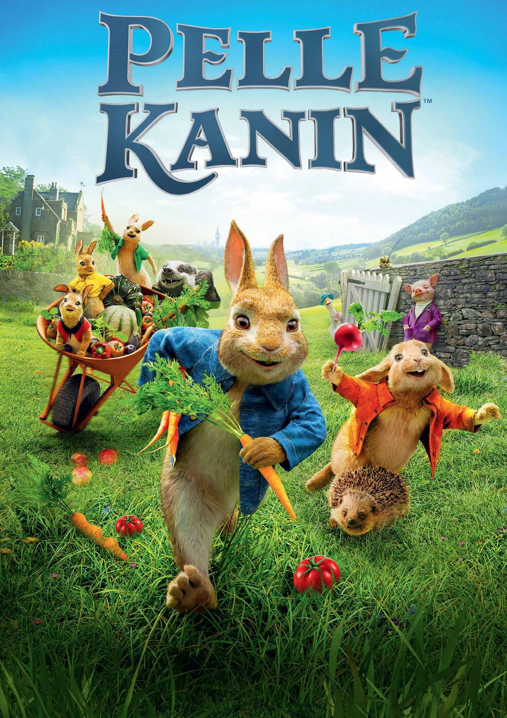 KOMMER PÅ 4K, BLU-RAY TM & DVD 20 AUGUSTI TÄVLA OM FILMEN OCH PELLE KANIN-PRYLAR PÅ MATHEM.
