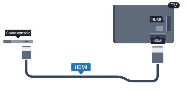 4.9 Spelkonsol HDMI För bästa kvalitet, anslut spelkonsolen med en HDMI-kabel till TV:n CVBS Audio L R Anslut spelkonsolen till TV:n med en kompositkabel (CVBS) och Audio L/R-kabel till TV:n.