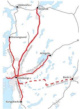 , bilaga 4.4 Kapacitetsförutsättningar Utgåva 2013-04-10 Geografisk avgränsning Figur 2.