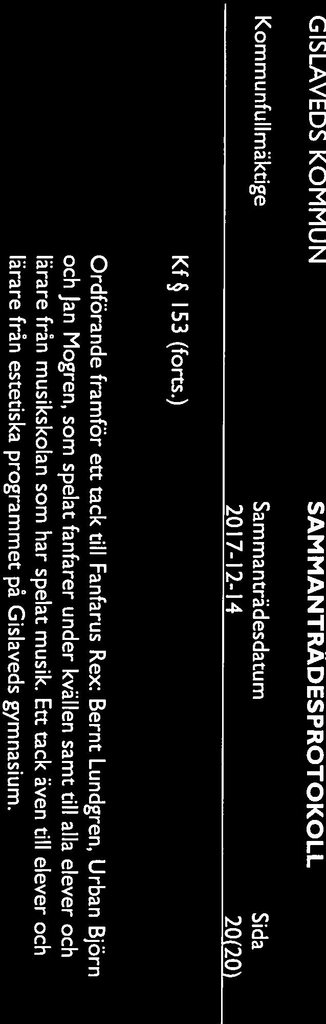 SAMMANTRADESPROTOKOLL 2017-12-14 20(20 Kf 153 (forts.