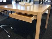 extension 50 cm Ash wood white lazur finish top in white laminate 531 Bespoke table extension 50 cm Oak natural lacquer top in white laminate 421 Bespoke Bespoke table drawer Roger Persson 2011 W D H