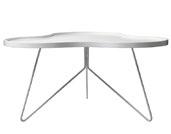 Oak natural lacquer 897 Flower Flower mono table 90 x 84 cm Christine Schwarzer W D H Weight Volume Art. no 29036 90 84 10 0.