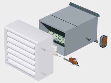 Installationspaket F-box F-box, innehåller: Blandningsdel för uteluft ATDZ-01-bb Spjällmotor ATDZ-27-1 Med C-box ATDZ-27-4 Frysskyddstermostat ATDZ-26-1 Med C-box ATDZ-26-4 Leverans bestående av