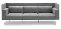 770-G VARILOUNGE HIGH, FÅTÖLJ B 1135 D 800 H 950 S 440 CHRISTOPHE PILLET Helklädd i tyg alt. konstläder. Ben i krom.