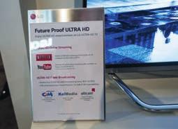 CES modeller. Flaggskeppsmodellerna i OLED-serien, LG EC980V i 77 tum samt LG EC970V i 65 och 55 tum är de första modellerna som kombinerar OLED-tekniken med Ultra HD upplösning.