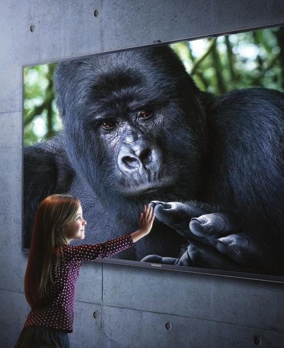 Upplev detaljerna Ultra High Definition ger dig bättre detaljrikedom med fyra gånger högre upplösning än Full HD. samsung.