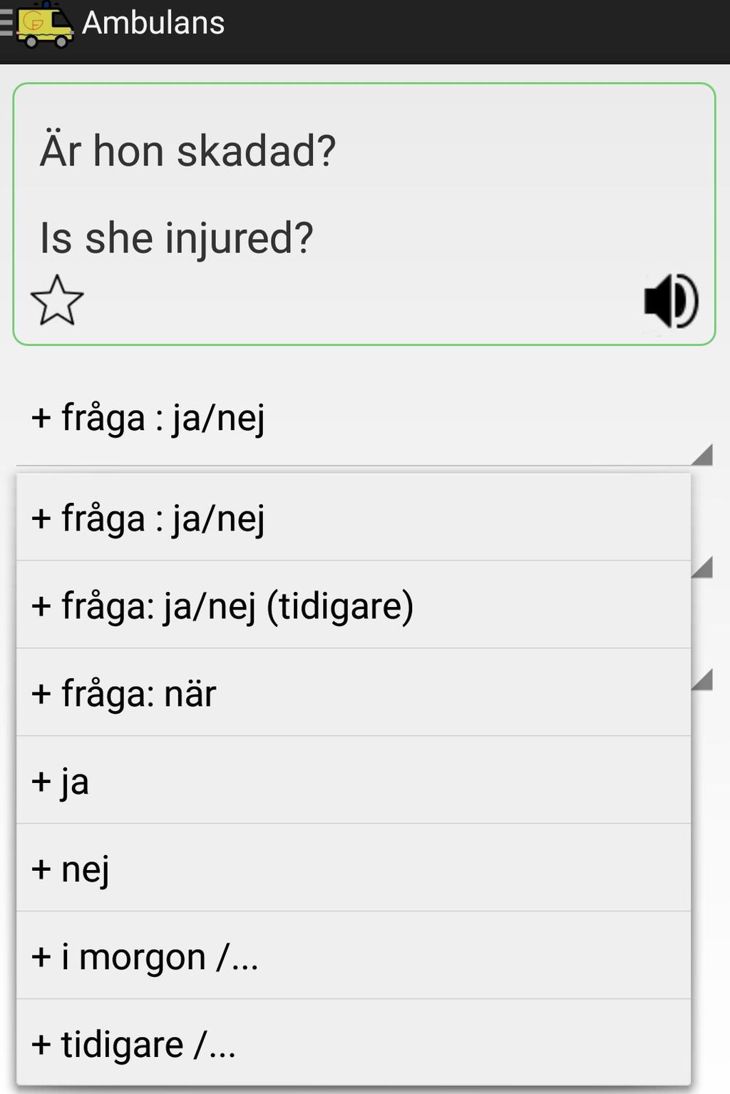 välj