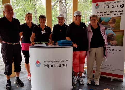 massage. På bilden syns Leif Haglöf, Linda Borg, Yvonne Haglöf, Eva Lorenz, Laila Ahl och Maj-Britt Karlsson. Hjärnruset för tredje året i rad!