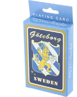 på fram och baksida.