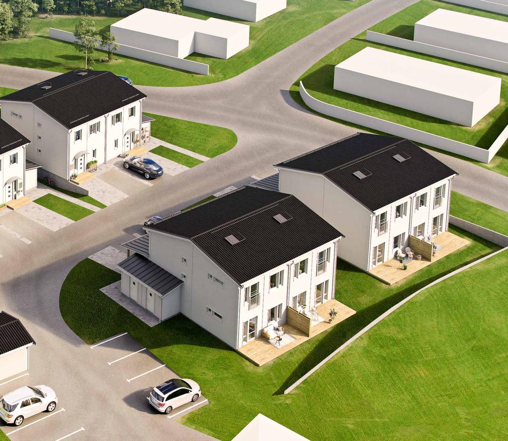 BORÅS / BRF KLIPPINGEN 3 BRF KLIPPINGEN Fakta Antal hus 6 st parhus BoA